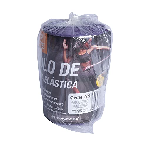 Acte, Rolo de Faixa Elástica Médio T276 - Roxo