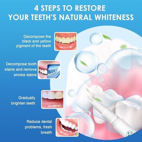 2 Stück Zahnaufhellungs-Stifte, Teeth Whitening Pen, Tragbar Aufhellungspen Weiße Zähne, Einfach zu Verwenden, Effektiv Flecken Entfernen Weiße Zähne, für strahlendes Lächeln
