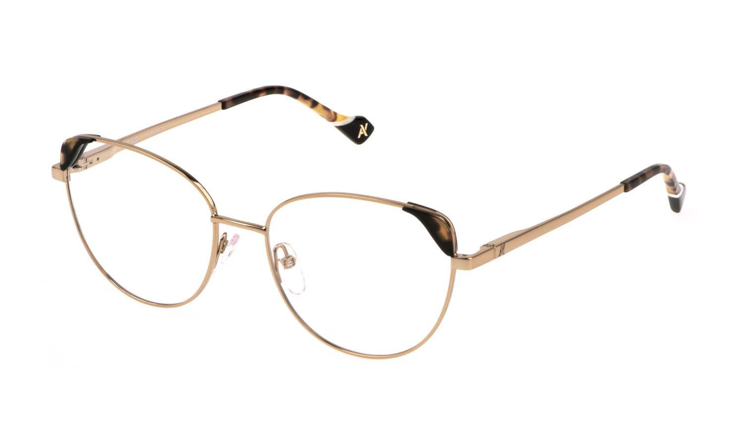 Gafas Yalea VYA114 Shiny Total Rose Gold de diseño sofisticado 2