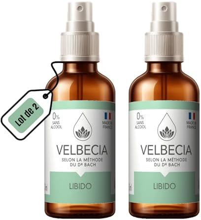 Perte de libido 50 ml +1 OFFERT Elixirs de fleurs SANS ALCOOL - M...