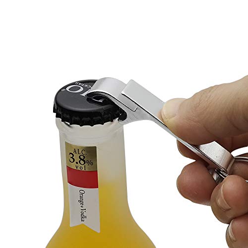 Anbers Keychain Bottle Opener, 10 Packs Mini Pocket Beer Opener #TOP2