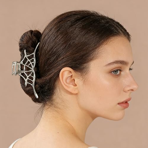 Set 3 pinzas para cabello metálicas Halloween miniatura 6