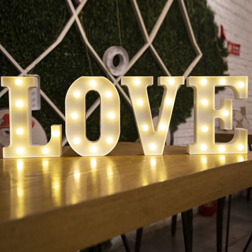 WYFCR wedding Sign Decorative LED Illuminated Letter Lights Marry Signs, Illuminated Marquee Sign, Neon Light Up Letters - Image 2