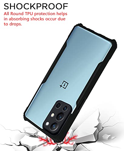 Image of Pikkme Back Cover for Oneplus 9R (TPU Black)