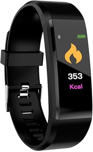 Americode Smartband - Monitor de actividad física con frecuencia cardíaca presión arterial oxígeno sueño y monitor de temperatura reloj inteligente