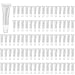 Woaiwo-q Lip Gloss Tubes,10 ML Mini Clear Plastic Soft Tubes,Lip Gloss Containers Empty Squeeze Cosmetic Tubes with Screw Cover(85 pack)