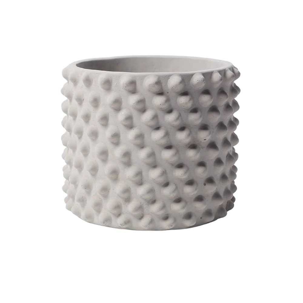 Cenz-888 flowerpot Creativity Cement Flower Pot with Raised Dots Desktop Planter for Home Office Pots for Plants