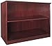 Mayline Corsica Series Bookcases (2 Shelf) in Sierra Cherry Veneer - ,