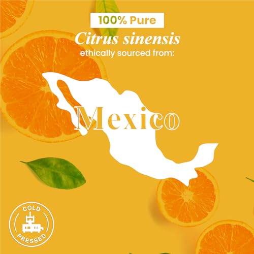 Handcraft Blends Orange Essential Oil &ndash; Huge 4 Fl Oz &ndash; 100% Pure and Natural &ndash; Premium Grade Essential Oil for Diffuser and Aromatherapy, Skin, Massage, Candle and Soap Making Fragrance