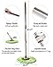 oshang EasyWring Spin Mop and Bucket - Hand-Free Wringing Floor Cleaning Mop - 4 Washable & Reusable Microfiber Mop Heads Included - Wet or Dry Usage on Hardwood, Laminate, Tile, Stone