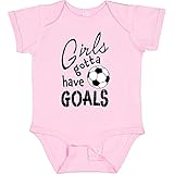 inktastic Girls Gotta Have Goals- Soccer Baby Bodysuit 6 Months 0080 Pink 2c19e