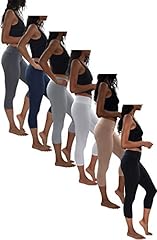 6 Pack - Black/Charcoal/Khaki/Navy/White/Grey