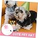 Kisangel Pet Birthday Hat Cute Pet Costume for Dogs and Cats for Birthday Parties Festivals and Photoshoots Lightweight and Comfortable Design for Celebrating Special Occasions