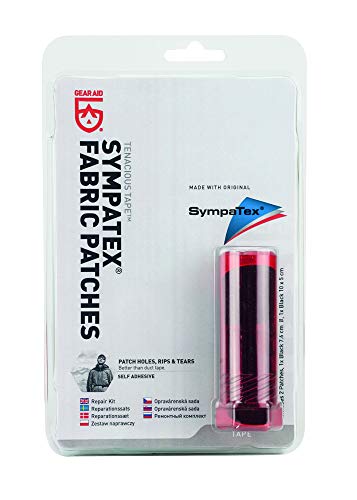 Gear Aid Repair Patches Parches Impermeables, Unisex, Negro Cover