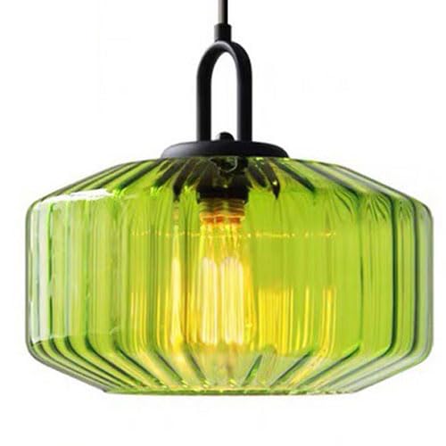 Luminaire décoratif en verre E27 pour remplacer un plafonnier terne
