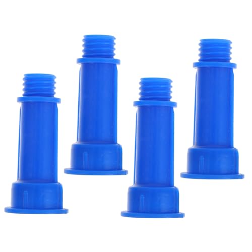 HAWILLOSCH Caulking Nozzle Tips Set 4pcs Reusable Caulking Nozzle Extension Adhesive for Glue Sealant Applicator Holder