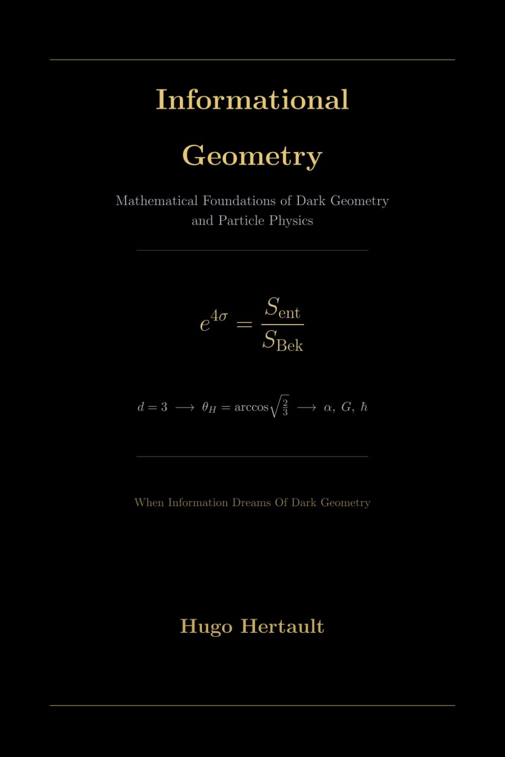 Informational Geometry: Where Information Dreams Of Dark Geometry