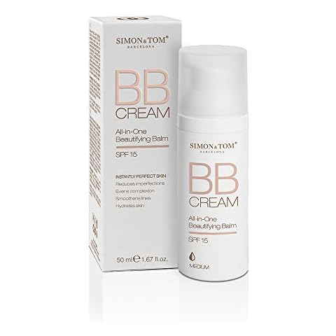 Simon&Tom BB Cream Medium - Crema con Protección Solar SPF 15 Cover