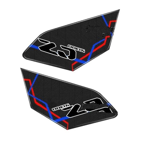 Stickers Réservoir R1300GS 2024 Coussinet Protection Moto Rouge