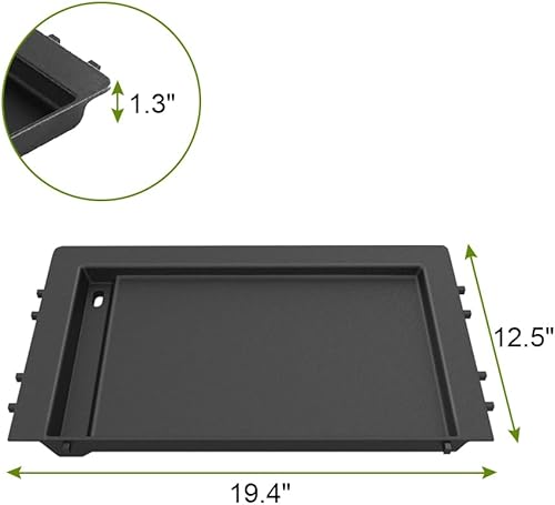 Miniatura 2 de MOASKER Parrilla de gas, 7566 nueva plancha de hierro fundido de repuesto para Weber Genesis 300 Series Grill E-310 E-320 E-330 S-310 S-320 S-330