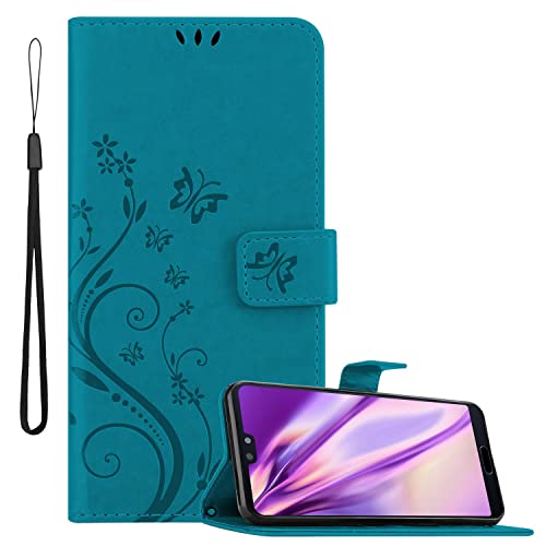 Cadorabo Custodia Libro per Huawei P20 Lite in Nero di Notte - con Vani