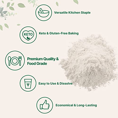 Xanthan Gum Powder 2Lb - Premium Food Grade For Cooking, Keto Baking, Thickening Soups & Sauces, Dressings, Vegan Friendly, Non-Gmo, Gluten Free #TOP2