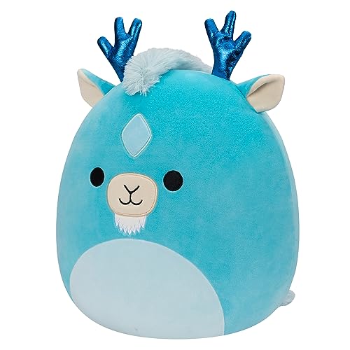 Image of Squishmallows Original 12-Inch Xam Aqua Kirin - Medium-Sized Ultrasoft Official Jazwares Plush