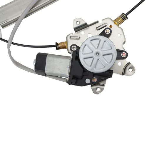 Image of TRQ Rear Right Power Window Regulator & Motor Assembly Passenger Side Compatible with 1997-2003 Infiniti QX4 1996-2004 Nissan Pathfinder