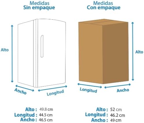 Refrigerator dimensions diagram