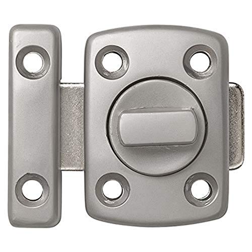 ABUS DRD30 N B 59665 Türriegel, vernickelt, matt, 30 mm, Silberfarben