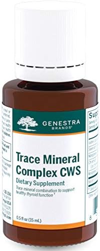 Genestra Brands Trace Mineral Complex CWS | Supports Thyroid Function and Helps Protect Against Oxidative Stress | 0.5 fl. oz.
