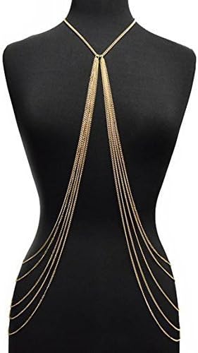 Gold Bikini Body Chain