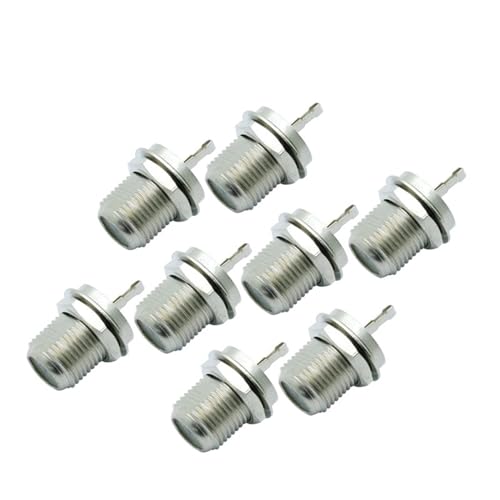 Connecteur coaxial RF F femelle à souder lot de 10 pièces pour montage sur panneau
