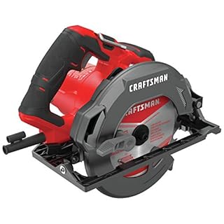 Craftsman 7-1/4 in. 15 amps Corded Lightweight Circular Saw 5500 rpm 11.15 lb. Red