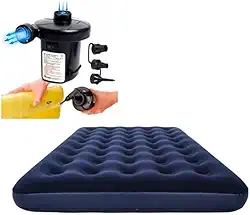 Colchão Inflável Casal Resistente Suporta 300 Kilos + Bomba de Ar Eletrica Bivolt