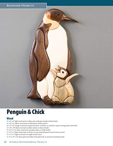 Intarsia Woodworking Projects: 21 Original Designs with Full-Size Plans and Expert Instruction for All Skill Levels (Fox Chapel Publishing) Learn How to Create Wood Inlay with Depth on Your Scroll Saw - Image 3