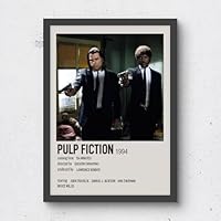 Amazon.co.jp: 映画ポスター パルプフィクション デザイン1 A4