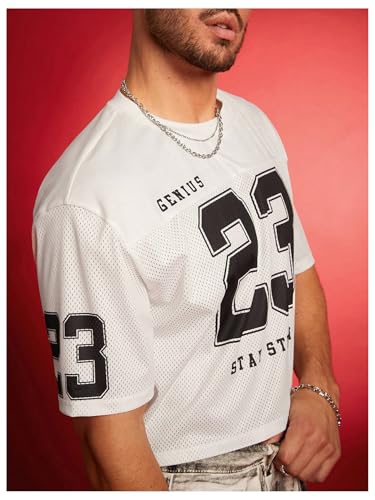 Men's Jersey Shirts Graphic Oversized Y2k Baggy Shirt Crew Neck Short Sleeve Crop Tee Tops4