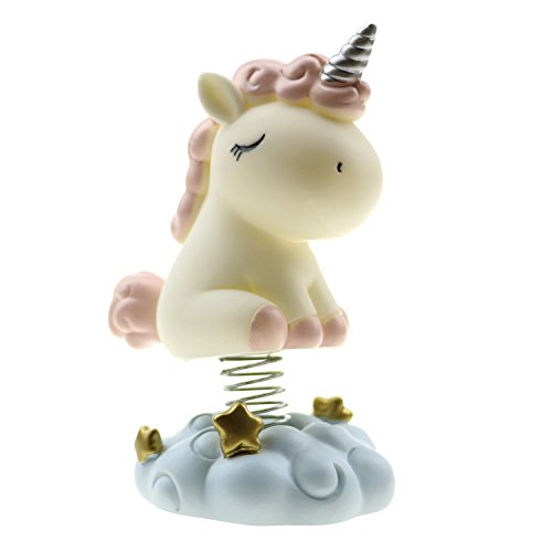 SINDBIN Cute Unicorn Car Interior Display Dashboard Decorations Car Home Office Ornaments Decor