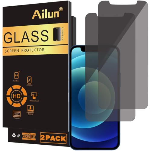 Ailun 2 Pack Privacy Screen Protector for iPhone 12 Mini 5.4 Inch