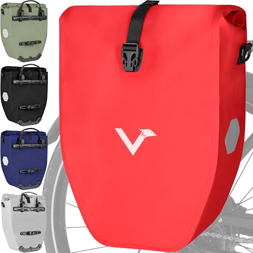 Valkental® Große & wasserdichte Gepäckträgertasche - Fahrradtasche für Gepäckträger...