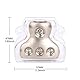 3-Wege-Zink-Legierung Stromverteilung Blockstecker 1 * 0 Spur Eingang/3 * 4 Spur Ausgang für Auto Schaltung Audio-Verteilung Splitter