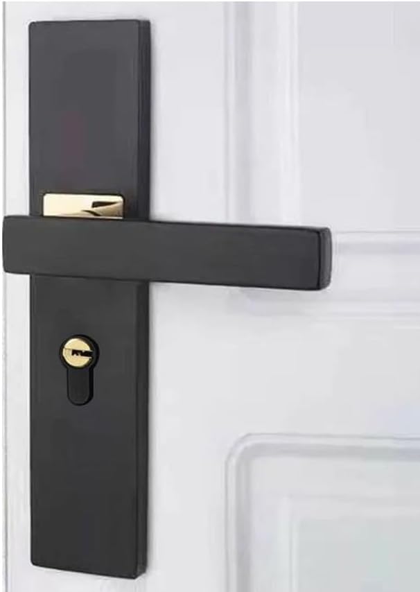 Metal Door Security Lock Split Handle Mechanical Door Lock with Keys Security Entrance Door Knobs Lock for Bedroom Bathroom