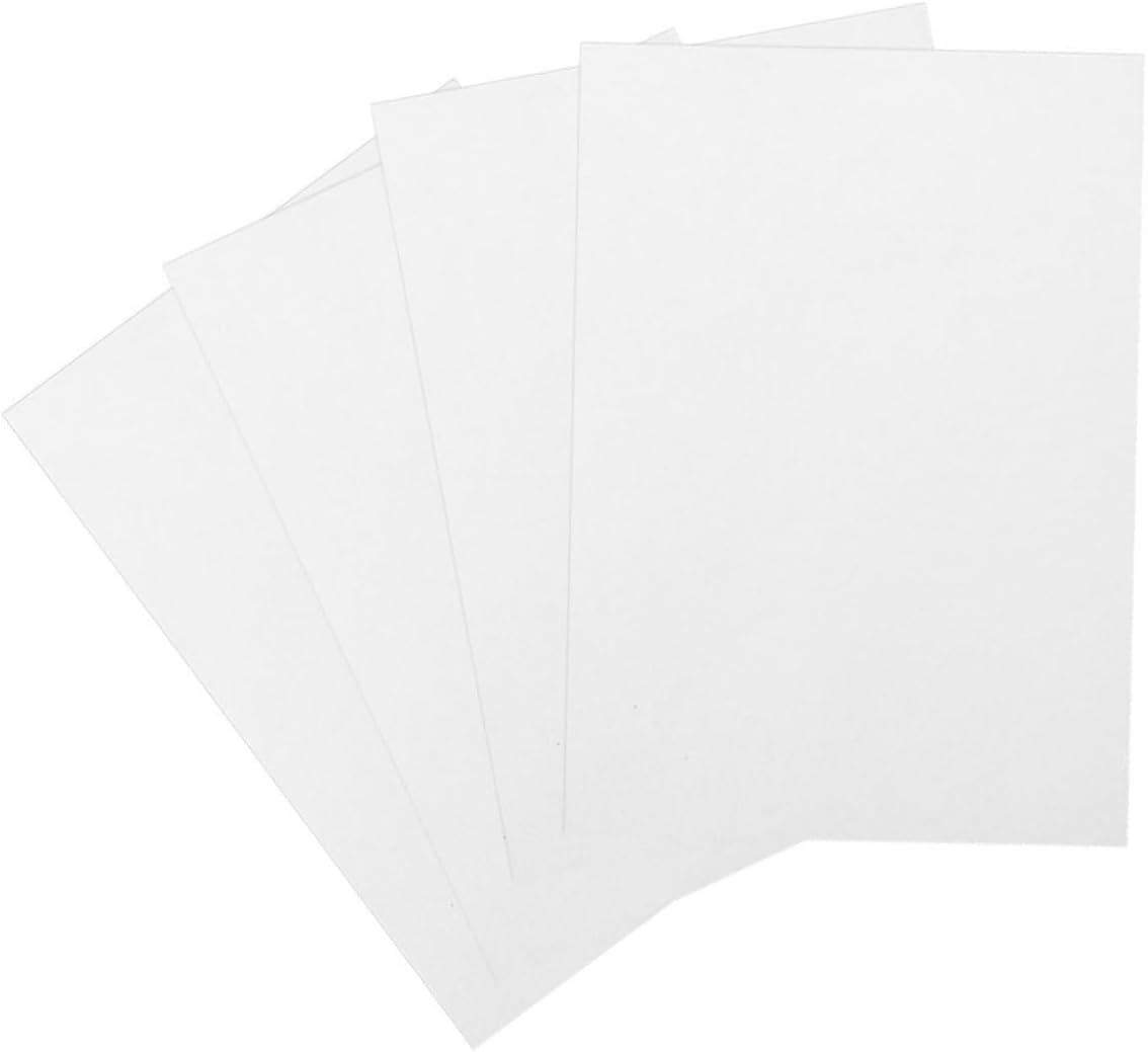 HOMSFOU 4pcs Embroidery Machine Stabilizer Water-Soluble Cut Away Backing Adhesive Soluble Stabilizer Hand Sewing Embroidery Stickers Wash Away
