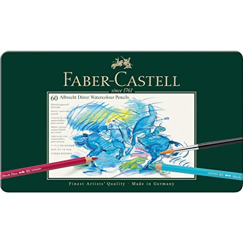 Faber Castell Albrecht 117560 Dura Watercolor Pencils, 60 Colors, Can #TOP3