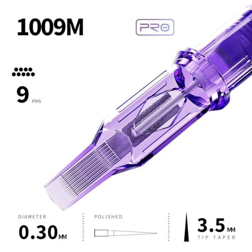 Image of Mast Pro Tattoo Cartridges 20Pcs Disposable Needles Magnum 1009M