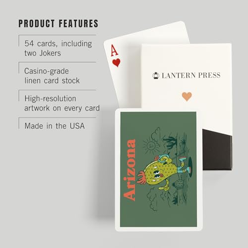 Baraja Poker Vintage Arizona Mascot 52 Cartas miniatura 3