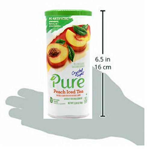 Crystal Light Pure Peach Iced Tea Drink Mix thumb #5