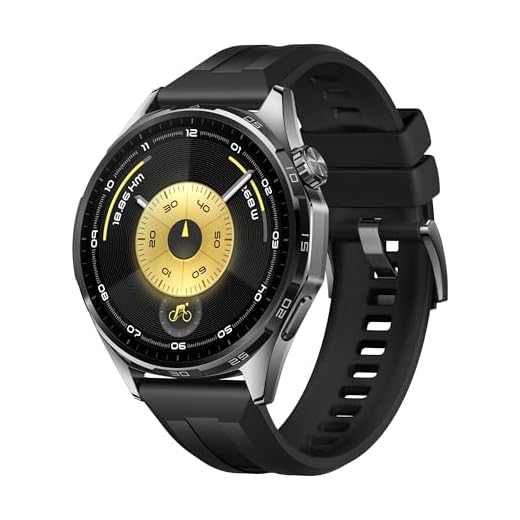 Smartwatch, HUAWEI WATCH GT 6 46mm, Potenciômetro de Ciclismo no Pulso, Bateria com Autonomia de Até 21 Dias, Bem-Estar Emocional Multidimensional, Compatível com iOS e Android, GPS Integrado, Preto