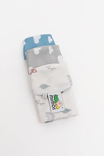 Miniatura 2 de Mimos Cojín Para Bebés Ayuda A Prevenir Y Tratar La Plagiocefalia Producto Transpirable Y Esponjoso Incluye Una Funda Extraible De Poliéster 100 M, Nubes